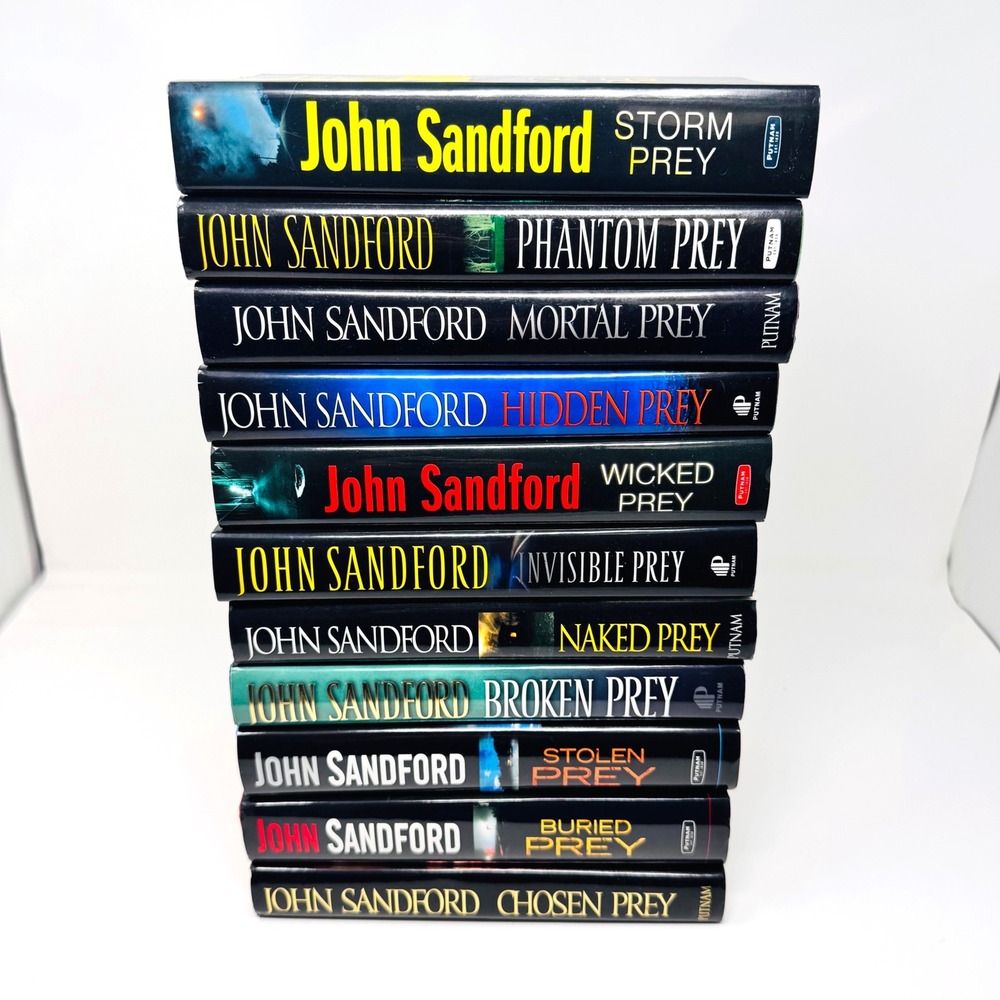 John Sandford 11 Book Lot Lucas Davenport Prey Series Hardcover Mystery Thriller